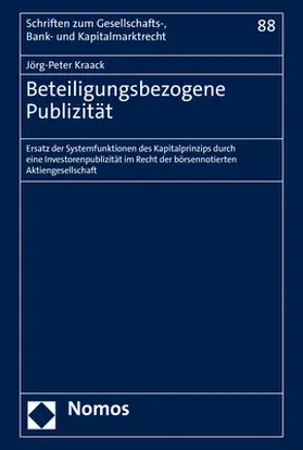 Kraack |  Beteiligungsbezogene Publizität | Buch |  Sack Fachmedien