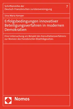 Kemper |  Erfolgsbedingungen innovativer Beteiligungsverfahren in modernen Demokratien | Buch |  Sack Fachmedien