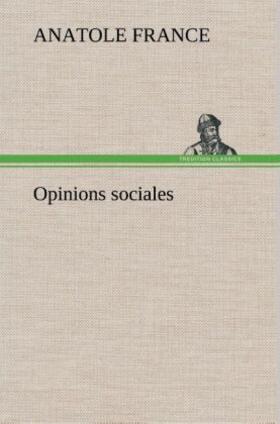 France |  Opinions sociales | Buch |  Sack Fachmedien