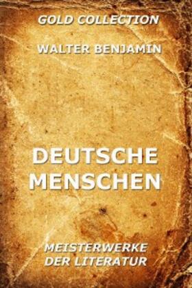 Benjamin |  Deutsche Menschen | eBook | Sack Fachmedien