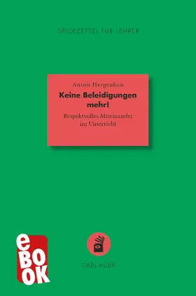 Hergenhan |  Keine Beleidigungen mehr! | eBook | Sack Fachmedien