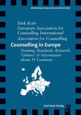 Rohr |  Counselling in Europe | Buch |  Sack Fachmedien