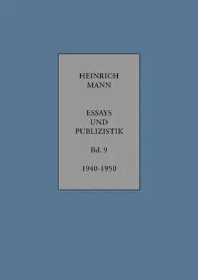 Mann / Veitenheimer |  Essays und Publizistik | Buch |  Sack Fachmedien