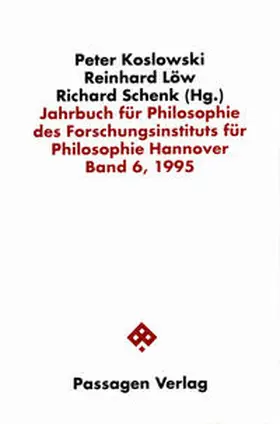 Koslowski / Löw / Schenk |  Jahrbuch für Philosophie des Forschungsinstituts für Philosophie Hannover / Jahrbuch für Philosophie des Forschungsinstituts für Philosophie Hannover | Buch |  Sack Fachmedien