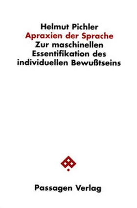 Pichler |  Apraxien der Sprache | Buch |  Sack Fachmedien