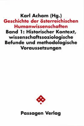 Acham |  Geschichte der österreichischen Humanwissenschaften | Buch |  Sack Fachmedien