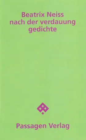 Neiss |  nach der verdauung | Buch |  Sack Fachmedien