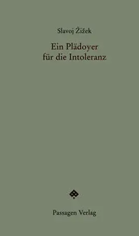 Žižek / Engelmann |  Ein Plädoyer für die Intoleranz | Buch |  Sack Fachmedien