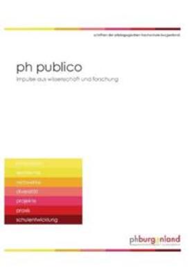 Pädagogische Hochschule Burgenland |  PH Publico Heft 1 | Buch |  Sack Fachmedien