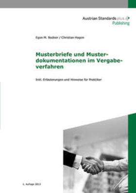 Bodner / Hagen |  Musterbriefe und Musterdokumentationen im Vergabeverfahren | Buch |  Sack Fachmedien