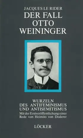 LeRider |  Der Fall Otto Weininger | Buch |  Sack Fachmedien