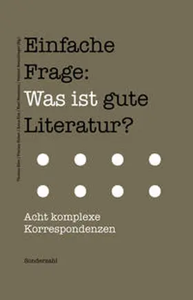 Eder / Kim / Neumann |  Einfache Frage: Was ist gute Literatur? | Buch |  Sack Fachmedien