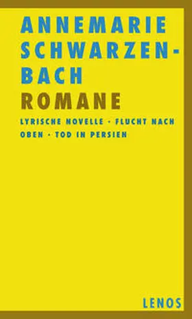 Schwarzenbach / Perret |  Romane | Buch |  Sack Fachmedien