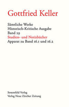Keller / Morgenthaler / Binder |  Sämtliche Werke. Historisch-Kritische Ausgabe, Band 29 | Buch |  Sack Fachmedien