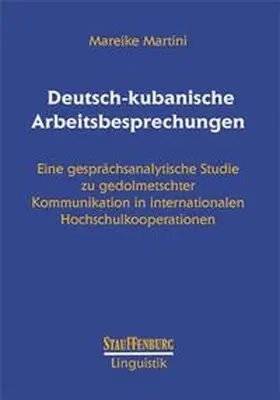 Martini |  Deutsch-kubanische Arbeitsbesprechungen | Buch |  Sack Fachmedien