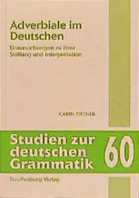 Pittner |  Adverbiale im Deutschen | Buch |  Sack Fachmedien