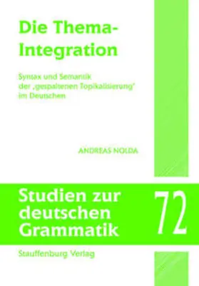 Nolda |  Die Thema-Integration | Buch |  Sack Fachmedien