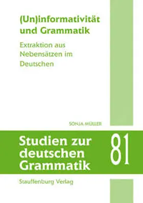 Müller |  (Un)informativität und Grammatik | Buch |  Sack Fachmedien