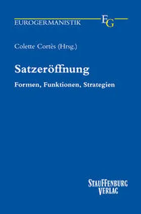 Cortès |  Satzeröffnung | Buch |  Sack Fachmedien