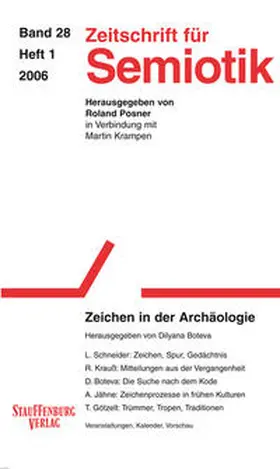 Boteva |  Zeitschrift für Semiotik / Zeichen in der Archäologie | Buch |  Sack Fachmedien