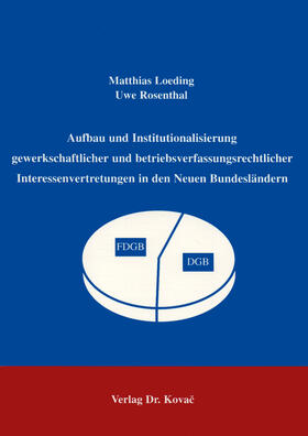 Loeding / Rosenthal | Aufbau und Institutionalisierung gewerkschaftlicher und betriebsverfassungsrechtlicher Interessenvertretungen in den neuen Bundesländern | Buch | 978-3-86064-691-5 | sack.de