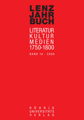 Roßbach / Martin / Luserke-Jaqui |  Lenz Jahrbuch 16 (2009) | Buch |  Sack Fachmedien