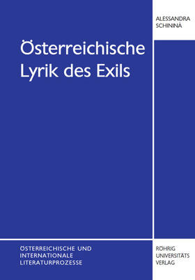 Schininà |  Österreichische Lyrik des Exils | Buch |  Sack Fachmedien