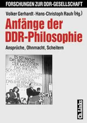 Gerhardt / Rauh |  Anfänge der DDR-Philosophie | Buch |  Sack Fachmedien