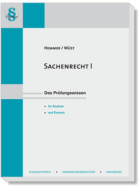 Hemmer / Wüst / d'Alquen |  Hemmer, K: Sachenrecht 1 | Buch |  Sack Fachmedien
