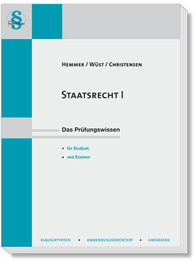 Hemmer / Wüst / Christensen |  Hemmer, K: Staatsrecht I | Buch |  Sack Fachmedien