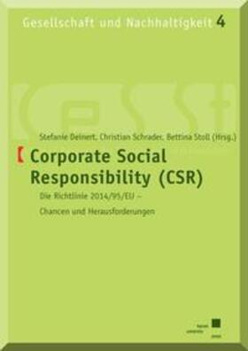 Deinert / Schrader / Stoll |  Corporate Social Responsibility (CSR) | Buch |  Sack Fachmedien