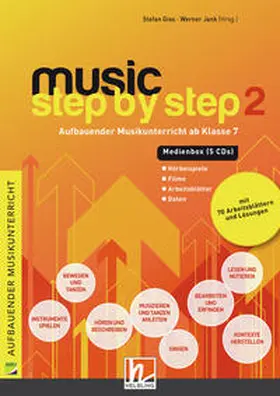 Jank / Gies |  Music Step by Step 2. Medienbox (4 Audio-CDs und CD+) | Sonstiges |  Sack Fachmedien