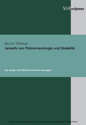 Tsikrikas |  Jenseits von Phänomenologie und Dialektik | eBook | Sack Fachmedien