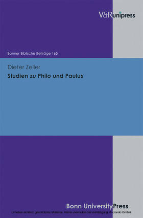Zeller / Hoppe / Berges |  Studien zu Philo und Paulus | eBook | Sack Fachmedien