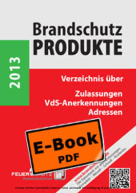 Magazin |  Brandschutzprodukte 2013 (E-Book) | eBook | Sack Fachmedien