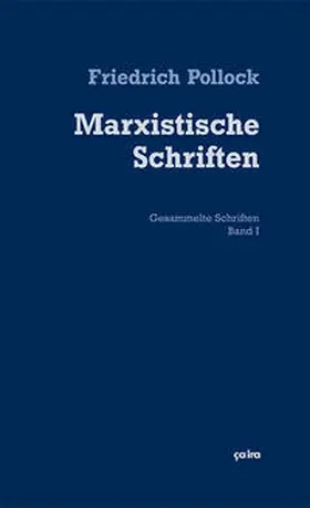 Pollock / Lenhard |  Marxistische Schriften | Buch |  Sack Fachmedien