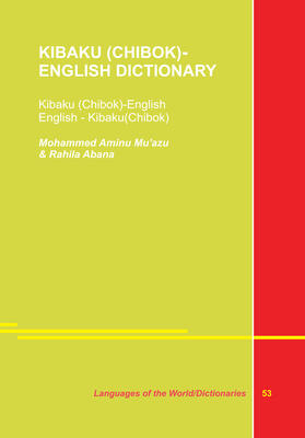 Mu’azu / Abana |  Kibaku (Chibok)-English Dictionary | Buch |  Sack Fachmedien