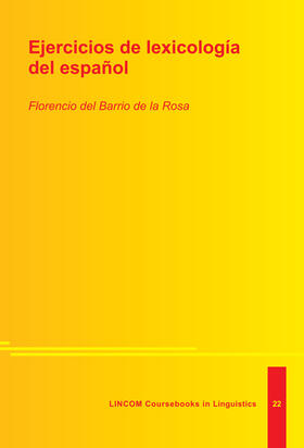 Barrio de la Rosa |  Ejercicios de lexicología del español | Buch |  Sack Fachmedien