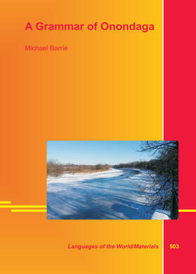 Barrie |  A Grammar of Onondaga | Buch |  Sack Fachmedien