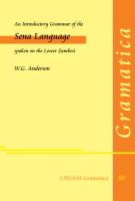 Anderson |  An Introductory Grammar of the Sena Language spoken on the Lower Zambesi | Buch |  Sack Fachmedien