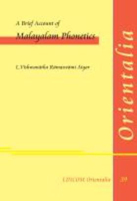 Aiyar |  A Brief Account of Malayalam Phonetics | Buch |  Sack Fachmedien