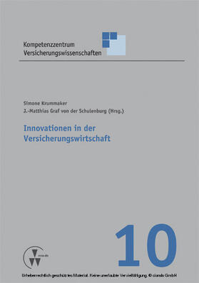 Krummaker / Schulenburg / Körber |  Innovationen in der Versicherungswirtschaft | eBook | Sack Fachmedien