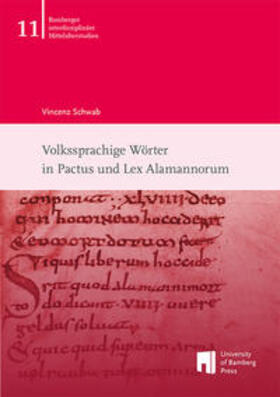 Schwab |  Volkssprachige Wörter in Pactus und Lex Alamannorum | Buch |  Sack Fachmedien