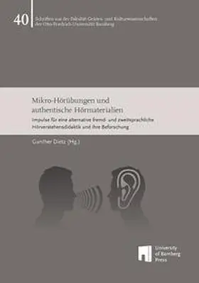 Dietz |  Mikro-Hörübungen und authentische Hörmaterialien | Buch |  Sack Fachmedien