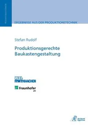 Rudolf |  Produktionsgerechte Baukastengestaltung | Buch |  Sack Fachmedien