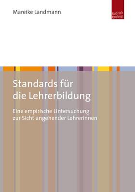Landmann |  Standards für die Lehrerbildung | eBook | Sack Fachmedien