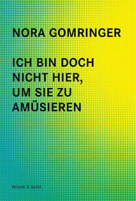 Gomringer |  Ich bin doch nicht hier, um Sie zu amüsieren | eBook | Sack Fachmedien