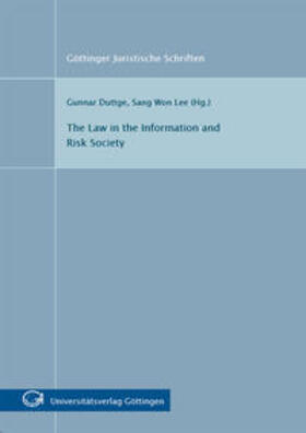 Duttge / Lee |  The Law in the Information and Risk Society | Buch |  Sack Fachmedien