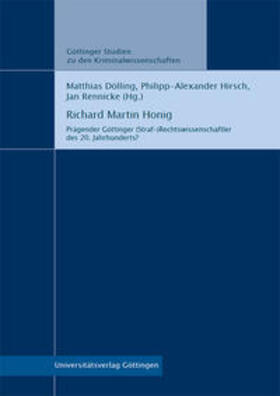 Dölling / Hirsch / Rennicke |  Richard Martin Honig | Buch |  Sack Fachmedien