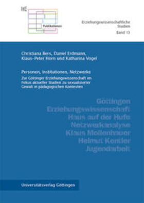 Bers / Erdmann / Horn |  Personen, Institutionen, Netzwerke | Buch |  Sack Fachmedien